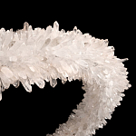 Люстра круглая с натуральным горным хрусталем Crystal Shimmer варинант исполнения - 5 | Loft Concept в Омске