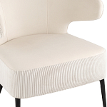 Современное мягкое кресло на металлических ножках Rakush Milk варинант исполнения - 6 | Loft Concept в Омске