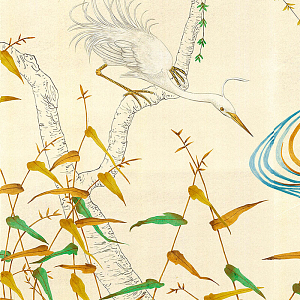 Обои ручная роспись Kimono