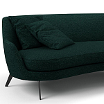 Мебельная ткань Шенилл темно-зеленый цвет 138 см T4-36 варинант исполнения - 5 | Loft Concept в Омске