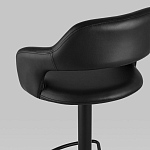 Барный стул черного цвета Strohach варинант исполнения - 6 | Loft Concept в Омске