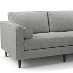 Мебельная ткань Шенилл серый цвет 138 см T4-29 варинант исполнения - 5 | Loft Concept в Омске