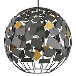 Люстра в форме сферы с декором из металлических квадратов Path to the Stars варинант исполнения - 2 | Loft Concept в Омске
