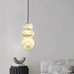 Подвесной светильник с фигурными плафонами Stone Triad варинант исполнения - 7 | Loft Concept в Омске