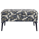 Банкетка с принтом из журавлей Crane варинант исполнения - 1 | Loft Concept в Омске