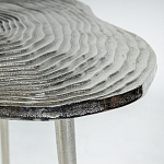 Металлический кофейный столик Puddle Silver варинант исполнения - 2 | Loft Concept в Омске