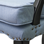 Кресло Aubrey Classical Armchair blue flax варинант исполнения - 4 | Loft Concept в Омске