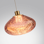 Подвесной светильник с прозрачным стеклянным плафоном округлой формы Effervia  варинант исполнения - 3 | Loft Concept в Омске