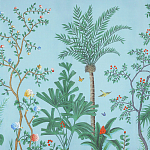 Обои ручная роспись Amazonia Duck Egg варинант исполнения - 3 | Loft Concept в Омске