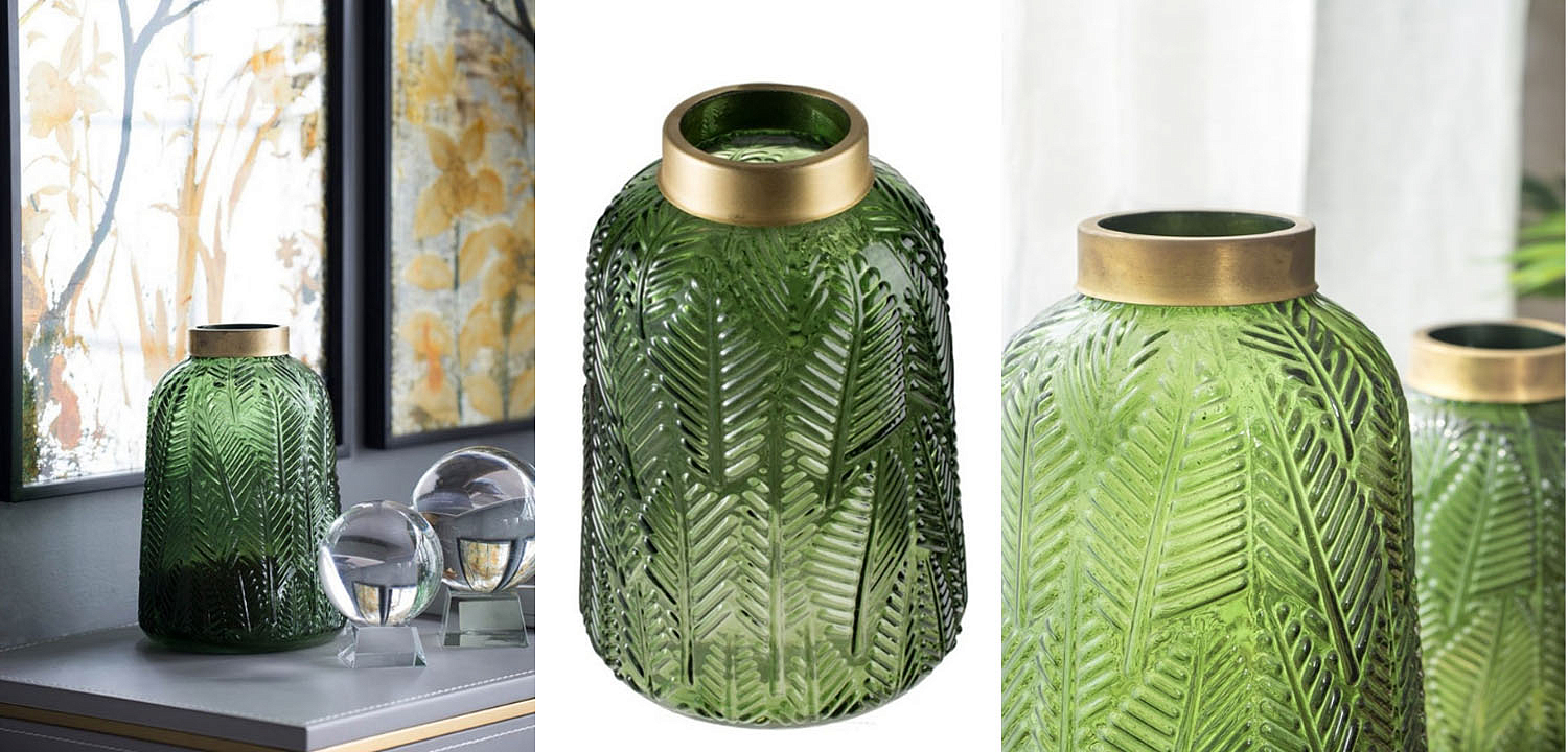 Ваза Green Vase Golden Throat high Ваза Green Vase Golden Throat high - Loft-Concept в Омске