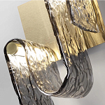 Бра волнистой формы из фактурного стекла Wave варинант исполнения - 4 | Loft Concept в Омске