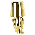 Настольная лампа фигурная золотого цвета с гладким абажуром Высота 19 см Sophia варинант исполнения - 6 | Loft Concept в Омске