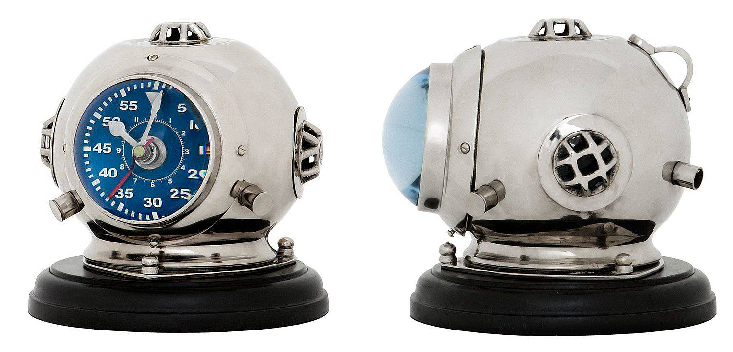 Часы Eichholtz Clock Diving Helmet Odyssey Часы Eichholtz Clock Diving Helmet Odyssey - Loft-Concept в Омске