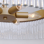 Люстра подвесная круглая со стеклянными трубками Nembus варинант исполнения - 3 | Loft Concept в Омске