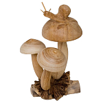 Статуэтка из дерева улитка Animals of the World варинант исполнения - 4 | Loft Concept в Омске