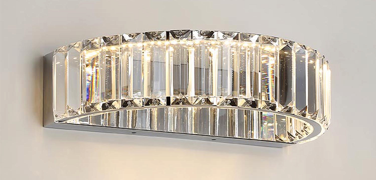 Бра Crystal Shine Linda Chrome Wall Lamp A Бра Crystal Shine Linda Chrome Wall Lamp A - Loft-Concept в Омске