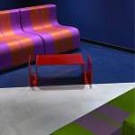 Дизайнерский кофейный стол Poltronova T01 Red Coffee Table варинант исполнения - 3 | Loft Concept в Омске