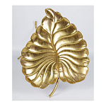 Столик приставной с столешницей Тропический лист Tropical Forest gold варинант исполнения - 4 | Loft Concept в Омске