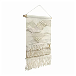 Панно из шерсти и хлопка с узором Beige Calista Serene варинант исполнения - 1 | Loft Concept в Омске