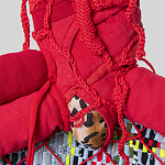 Настенный ковер разноцветный из одежды Heart варинант исполнения - 4 | Loft Concept в Омске