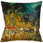 Подушка декоративная Париж Impressionism in Art варинант исполнения - 1 | Loft Concept в Омске