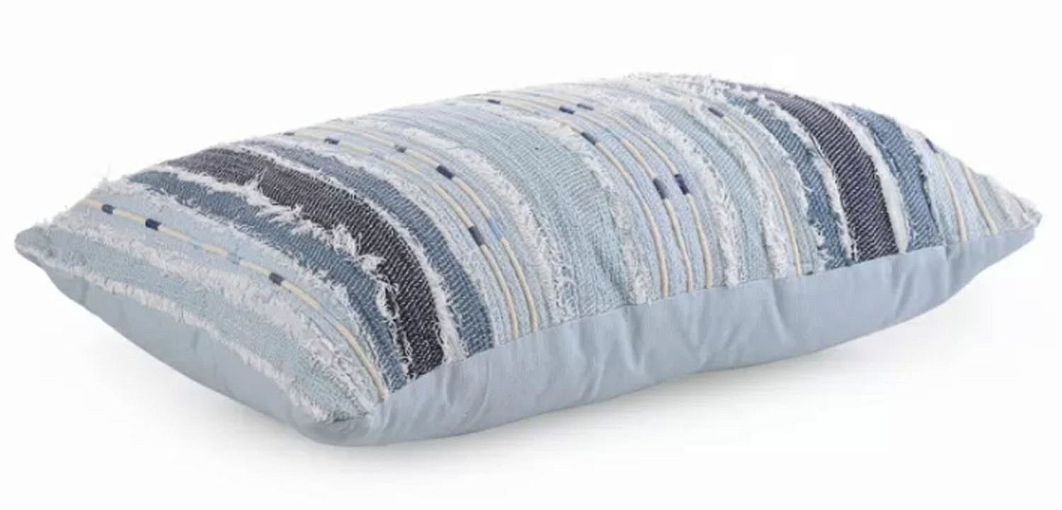 Подушка Blue Ikat stripes Подушка Blue Ikat stripes - Loft-Concept в Омске