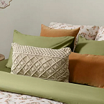 Чехол на подушку с макраме бежевого цвета Macrame варинант исполнения - 7 | Loft Concept в Омске