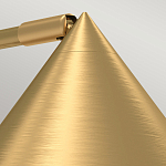 Бра с широким конусным плафоном с золотистой внутренней стороной Alora Mood варинант исполнения - 7 | Loft Concept в Омске