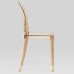 Прозрачный стул с янтарным оттенком LOUIS GHOST CHAIR варинант исполнения - 2 | Loft Concept в Омске