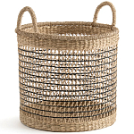 Круглая плетеная корзина Renee Wicker Basket варинант исполнения - 1 | Loft Concept в Омске