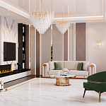 Бра с подвесками из рифленного стекла в форме капель Textured Glass варинант исполнения - 4 | Loft Concept в Омске