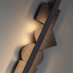 Бра вертикальное с черными кругами и квадратами Gravyura варинант исполнения - 2 | Loft Concept в Омске