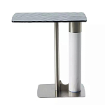 Дизайнерский журнальный стол с прямоугольной рельефной столешницей Nord варинант исполнения - 1 | Loft Concept в Омске