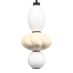 Подвесной светильник фигурный с керамическими элементами Light Fragrant варинант исполнения - 4 | Loft Concept в Омске