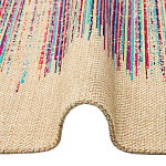 Ковер с геометрическим узором из комбинированного состава Full rhythm варинант исполнения - 2 | Loft Concept в Омске