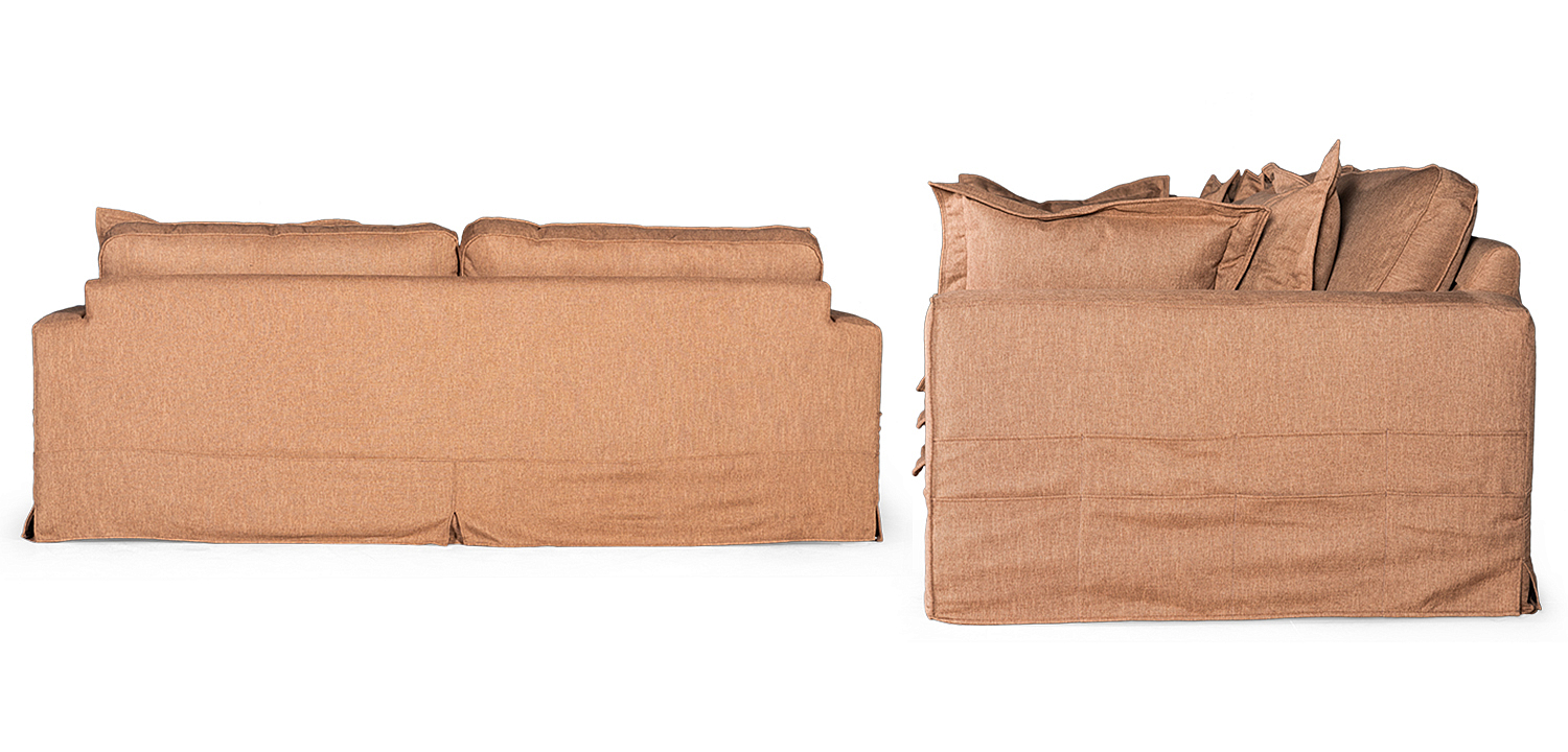 Диван Evelyn Textile Brown Sofa Диван Evelyn Textile Brown Sofa - Loft-Concept в Омске