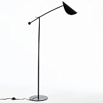 Торшер с поворотным плафоном Aracea Black Floor Lamp варинант исполнения - 13 | Loft Concept в Омске