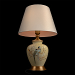 Настольная лампа бежевая с изображением птиц Slip Away варинант исполнения - 4 | Loft Concept в Омске