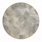 Кофейный столик с рельефной столешницей из металла Aplika Silver варинант исполнения - 3 | Loft Concept в Омске