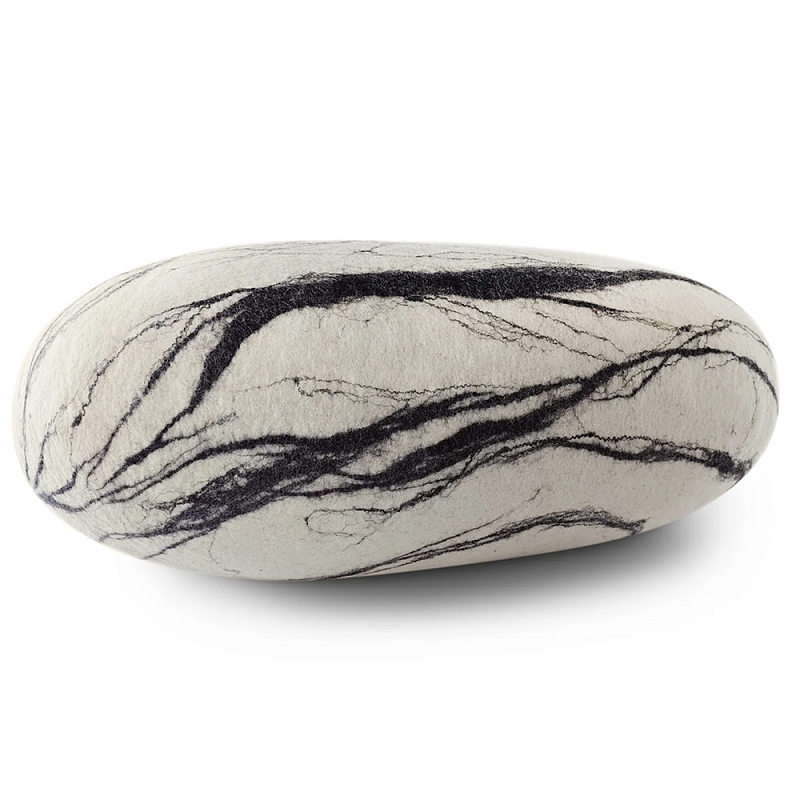 Пуф - Камень Nullah Черно-белый в Омске | Loft Concept 