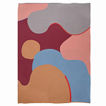 Плед из хлопка с абстрактным принтом Elysian Flow Ember варинант исполнения - 1 | Loft Concept в Омске