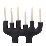 Подсвечник алюминиевый черный Ember варинант исполнения - 1 | Loft Concept в Омске