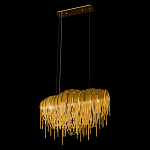 Люстра подвесная с металлическими цепочками и изогнутыми металлическими дугами 72 см Atlantis Chain варинант исполнения - 15 | Loft Concept в Омске