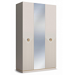 Шкаф трёхдверный с 1-ой зеркальной дверью Satin Furniture варинант исполнения - 1 | Loft Concept в Омске