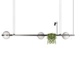 Подвесной линейный светильник Barbell варинант исполнения - 1 | Loft Concept в Омске