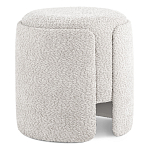 Дизайнерский Пуф Букле Poof Alice Light Gray Boucle  варинант исполнения - 1 | Loft Concept в Омске