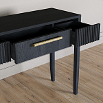 Элегантная Консоль Primo с выдвижным ящиком Черный дуб варинант исполнения - 5 | Loft Concept в Омске