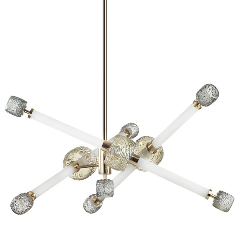 Светодиодная люстра Rovelly Gold Белый Золотой Коньяк в Омске | Loft Concept 