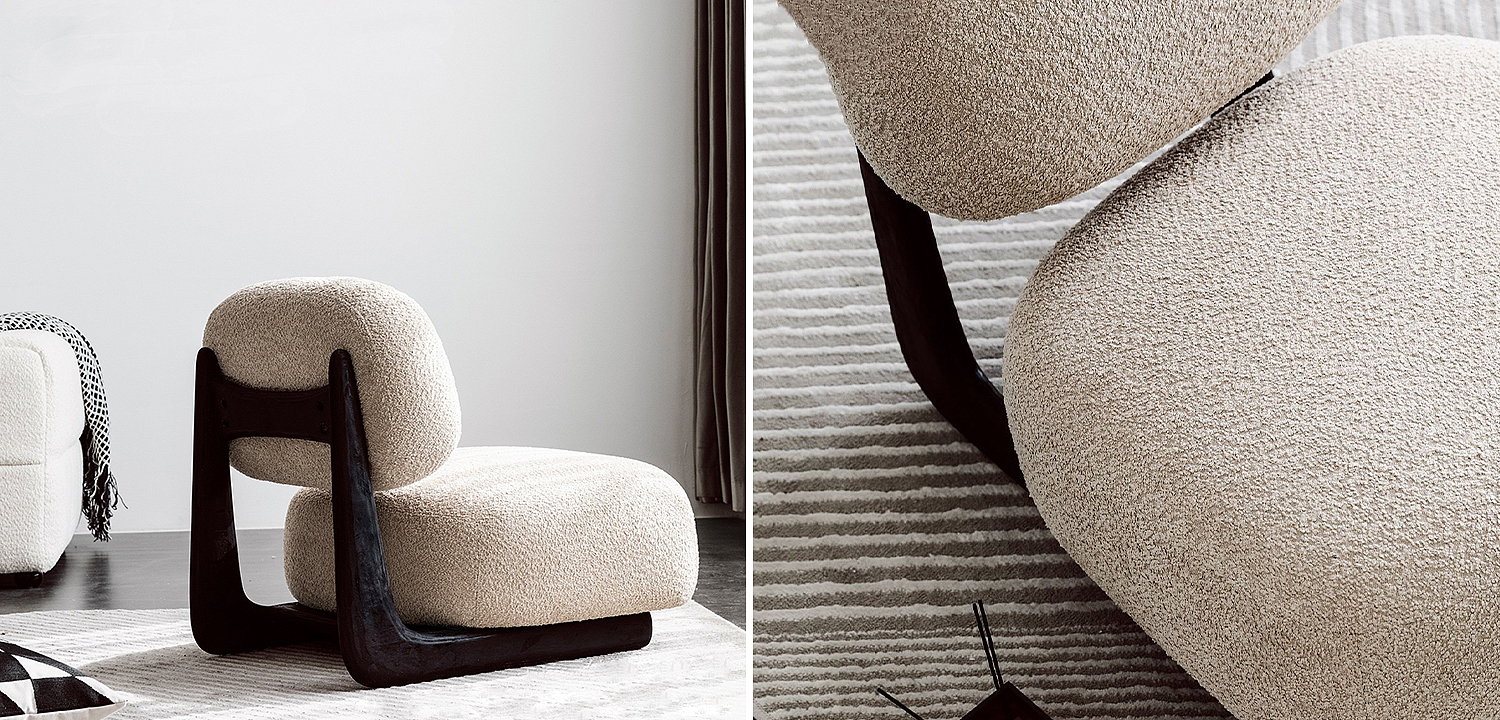 Кресло Eesa Cozy Wood Armchair Кресло Eesa Cozy Wood Armchair - Loft-Concept в Омске