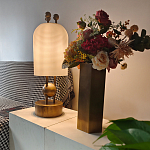 Настольная лампа в виде фонаря с белым фактурным абажуром Echoes of Light варинант исполнения - 4 | Loft Concept в Омске